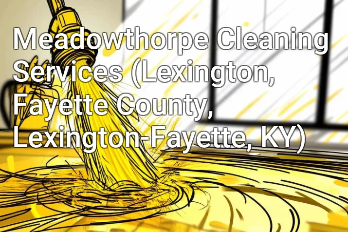 Meadowthorpe Cleaning Services (Lexington, Fayette County, Lexington-Fayette, KY)