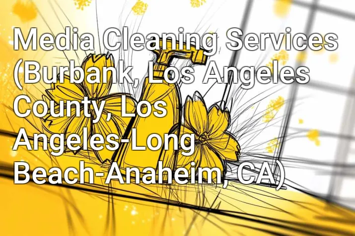 Media Cleaning Services (Burbank, Los Angeles County, Los Angeles-Long Beach-Anaheim, CA)