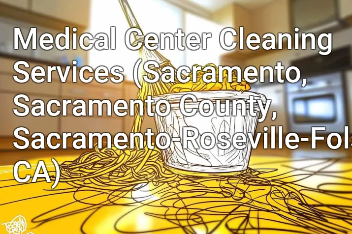 Medical Center Cleaning Services (Sacramento, Sacramento County, Sacramento-Roseville-Folsom, CA)