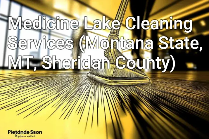 Medicine Lake Cleaning Services (Montana State, MT, Sheridan County)