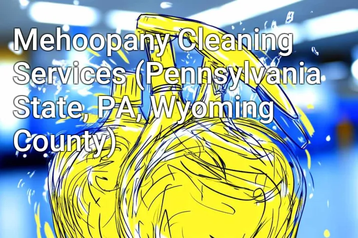 Mehoopany Cleaning Services (Pennsylvania State, PA, Wyoming County)