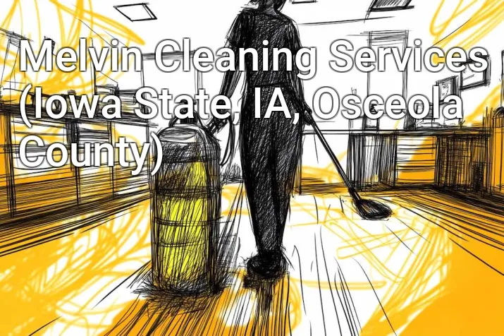 Melvin Cleaning Services (Iowa State, IA, Osceola County)