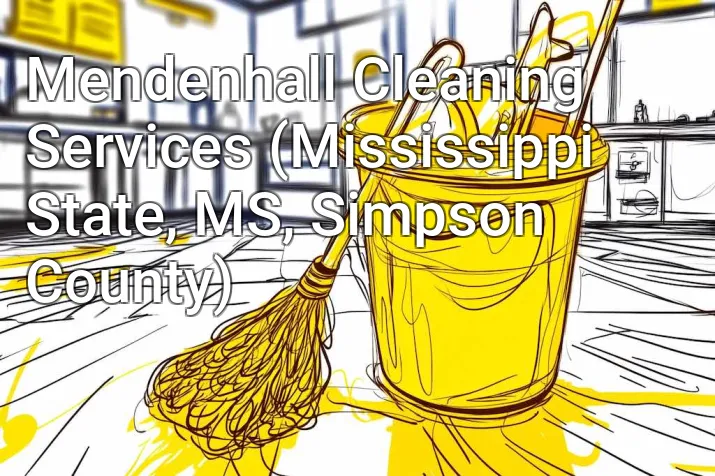 Mendenhall Cleaning Services (Mississippi State, MS, Simpson County)