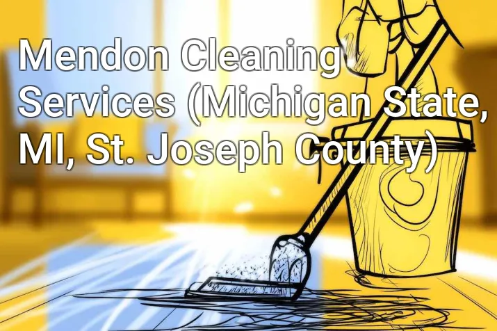 Mendon Cleaning Services (Michigan State, MI, St. Joseph County)