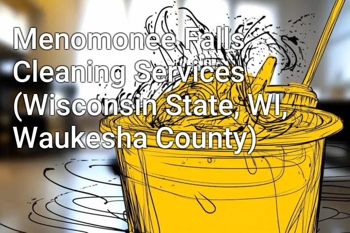 Menomonee Falls Cleaning Services (Wisconsin State, WI, Waukesha County)
