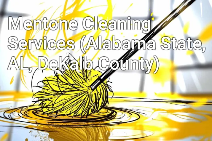 Mentone Cleaning Services (Alabama State, AL, DeKalb County)