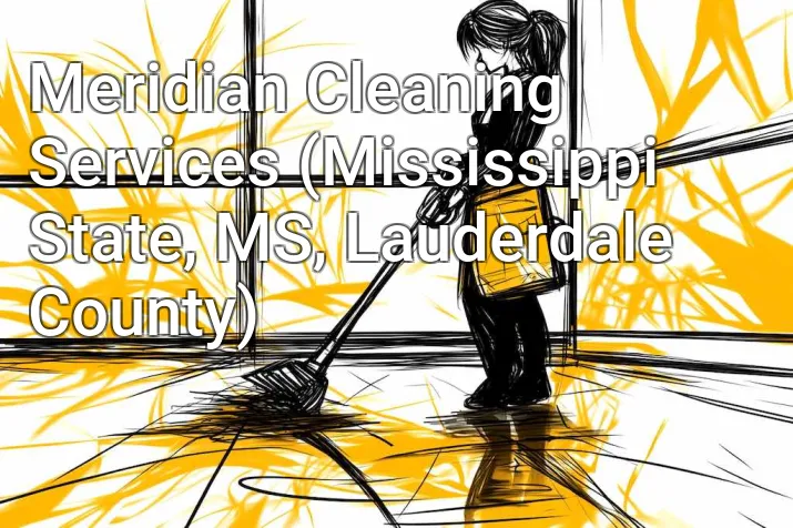 Meridian Cleaning Services (Mississippi State, MS, Lauderdale County)