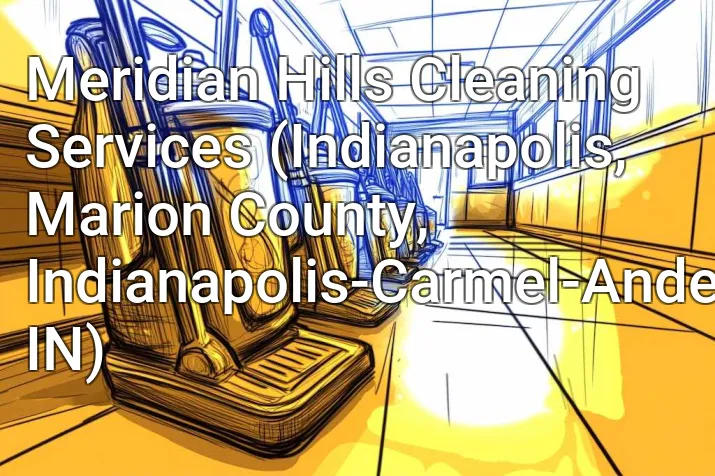 Meridian Hills Cleaning Services (Indianapolis, Marion County, Indianapolis-Carmel-Anderson, IN)