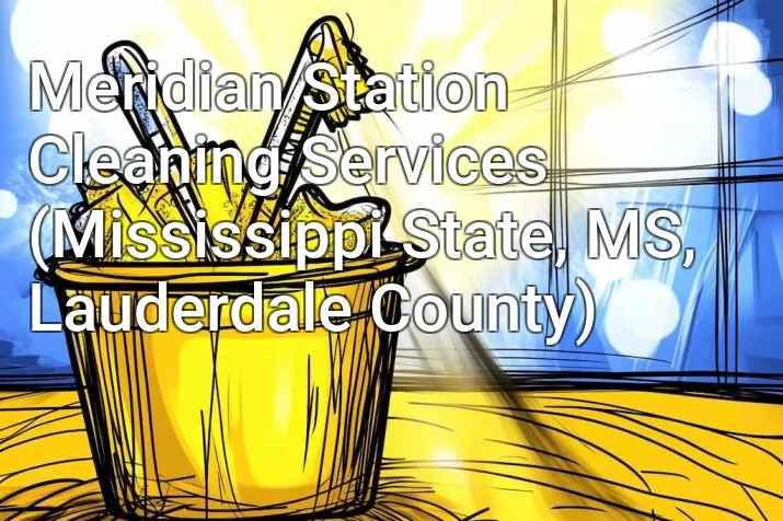 Meridian Station Cleaning Services (Mississippi State, MS, Lauderdale County)