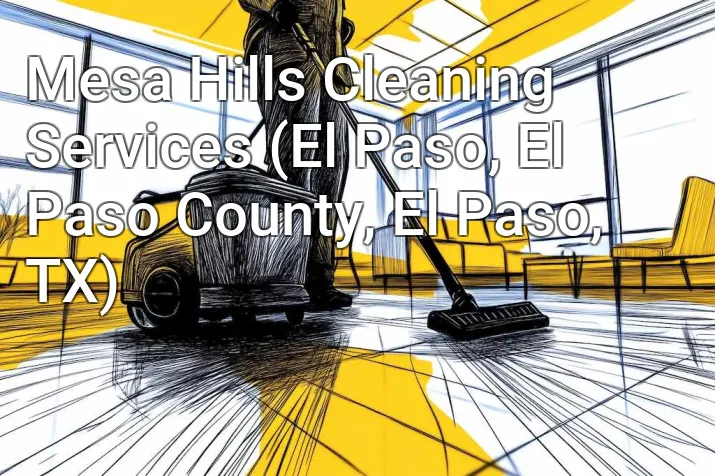 Mesa Hills Cleaning Services (El Paso, El Paso County, El Paso, TX)
