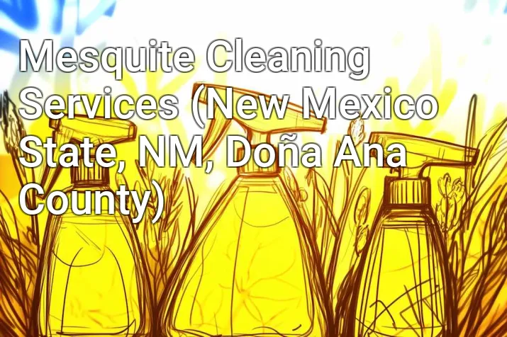 Mesquite Cleaning Services (New Mexico State, NM, Doña Ana County)