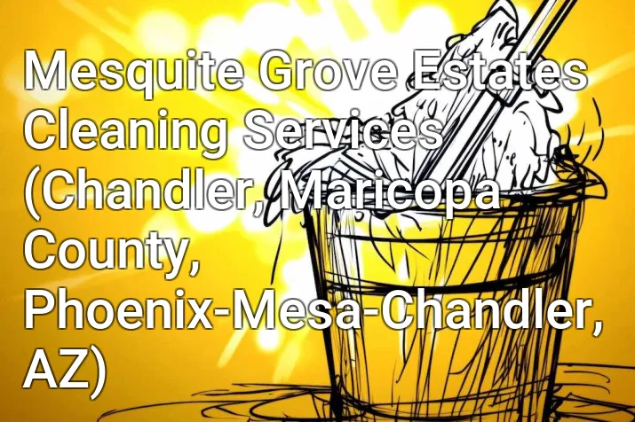 Mesquite Grove Estates Cleaning Services (Chandler, Maricopa County, Phoenix-Mesa-Chandler, AZ)