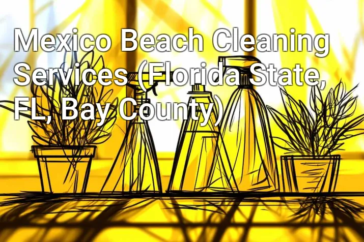 Mexico Beach Cleaning Services (Florida State, FL, Bay County)