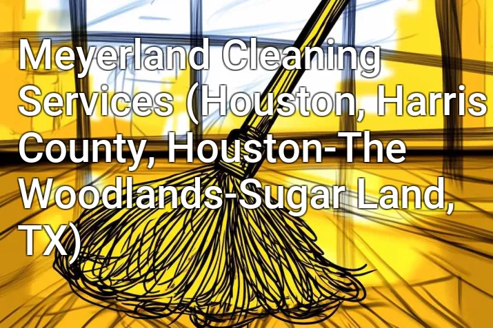 Meyerland Cleaning Services (Houston, Harris County, Houston-The Woodlands-Sugar Land, TX)