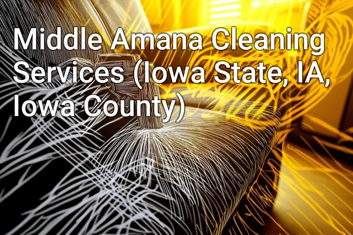 Middle Amana Cleaning Services (Iowa State, IA, Iowa County)