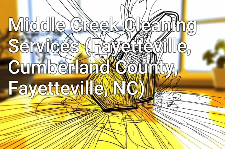 Middle Creek Cleaning Services (Fayetteville, Cumberland County, Fayetteville, NC)