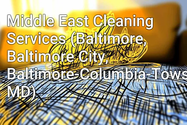 Middle East Cleaning Services (Baltimore, Baltimore City, Baltimore-Columbia-Towson, MD)