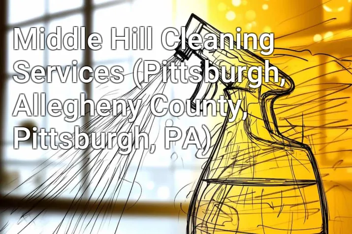 Middle Hill Cleaning Services (Pittsburgh, Allegheny County, Pittsburgh, PA)