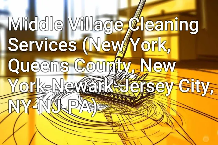 Middle Village Cleaning Services (New York, Queens County, New York-Newark-Jersey City, NY-NJ-PA)