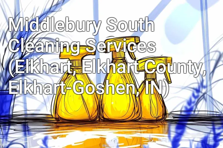 Middlebury South Cleaning Services (Elkhart, Elkhart County, Elkhart-Goshen, IN)