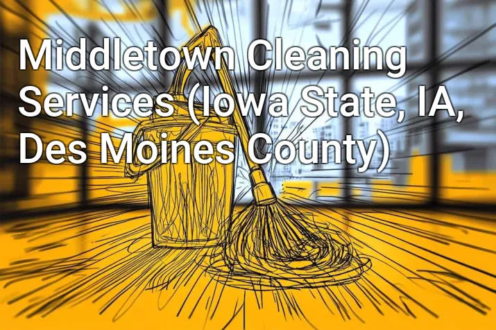 Middletown Cleaning Services (Iowa State, IA, Des Moines County)