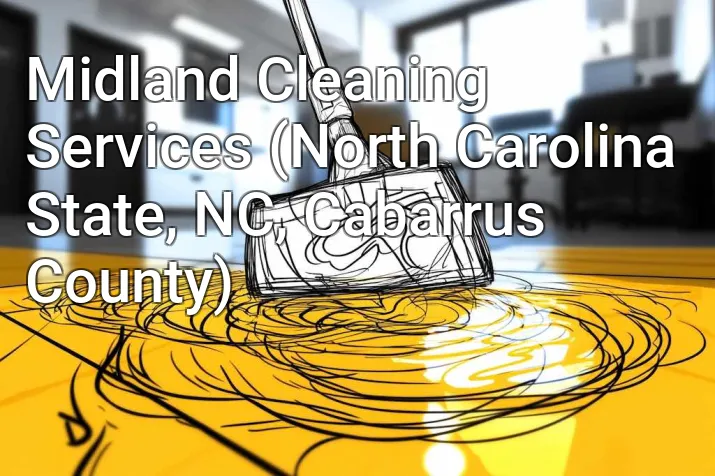 Midland Cleaning Services (North Carolina State, NC, Cabarrus County)