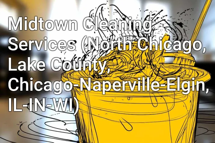 Midtown Cleaning Services (North Chicago, Lake County, Chicago-Naperville-Elgin, IL-IN-WI)