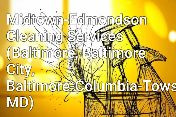 Midtown-Edmondson Cleaning Services (Baltimore, Baltimore City, Baltimore-Columbia-Towson, MD)