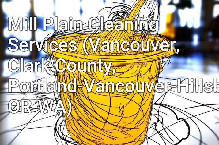 Mill Plain Cleaning Services (Vancouver, Clark County, Portland-Vancouver-Hillsboro, OR-WA)