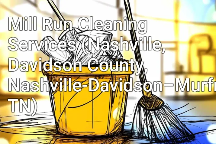 Mill Run Cleaning Services (Nashville, Davidson County, Nashville-Davidson–Murfreesboro–Franklin, TN)
