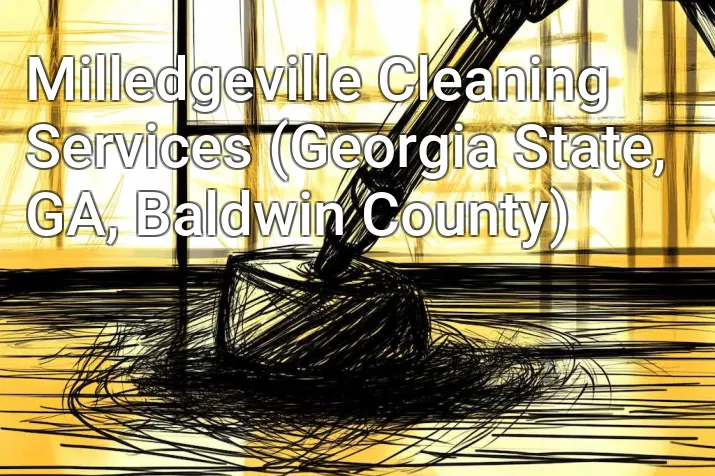 Milledgeville Cleaning Services (Georgia State, GA, Baldwin County)
