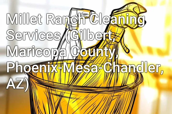 Millet Ranch Cleaning Services (Gilbert, Maricopa County, Phoenix-Mesa-Chandler, AZ)