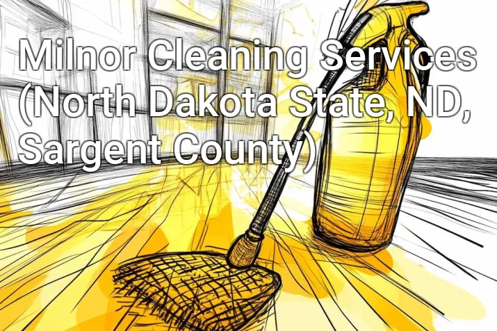 Milnor Cleaning Services (North Dakota State, ND, Sargent County)