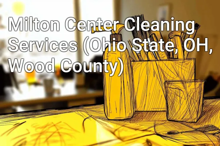 Milton Center Cleaning Services (Ohio State, OH, Wood County)