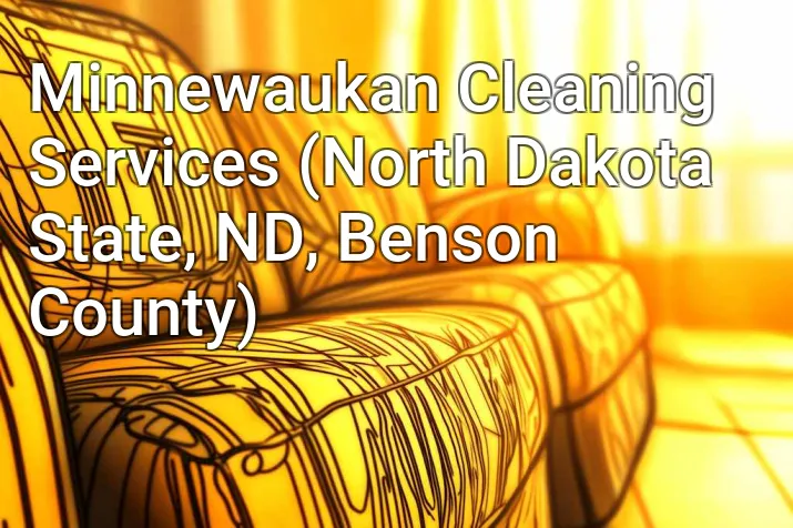 Minnewaukan Cleaning Services (North Dakota State, ND, Benson County)