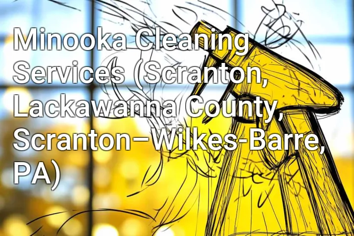 Minooka Cleaning Services (Scranton, Lackawanna County, Scranton–Wilkes-Barre, PA)