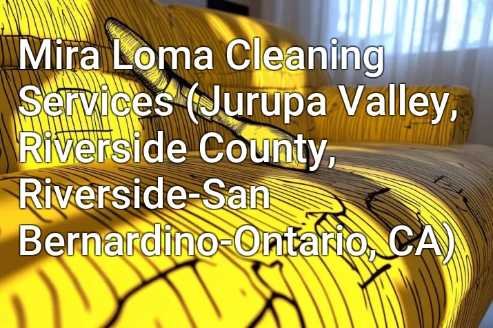 Mira Loma Cleaning Services (Jurupa Valley, Riverside County, Riverside-San Bernardino-Ontario, CA)