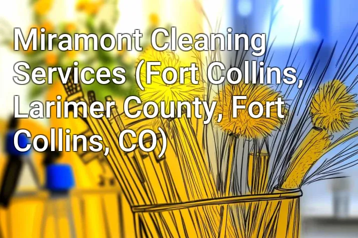 Miramont Cleaning Services (Fort Collins, Larimer County, Fort Collins, CO)