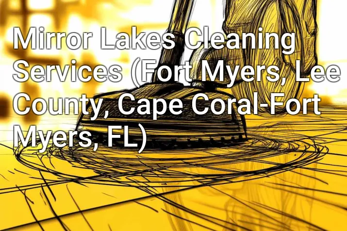 Mirror Lakes Cleaning Services (Fort Myers, Lee County, Cape Coral-Fort Myers, FL)
