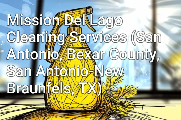 Mission Del Lago Cleaning Services (San Antonio, Bexar County, San Antonio-New Braunfels, TX)