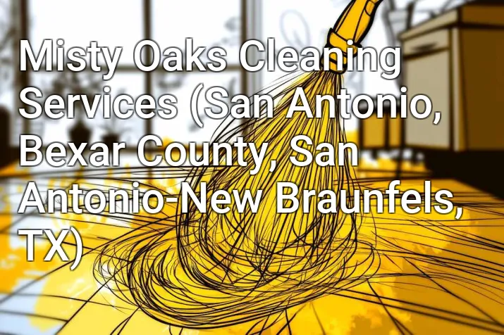 Misty Oaks Cleaning Services (San Antonio, Bexar County, San Antonio-New Braunfels, TX)