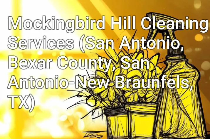 Mockingbird Hill Cleaning Services (San Antonio, Bexar County, San Antonio-New Braunfels, TX)