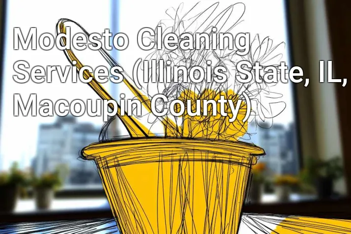 Modesto Cleaning Services (Illinois State, IL, Macoupin County)
