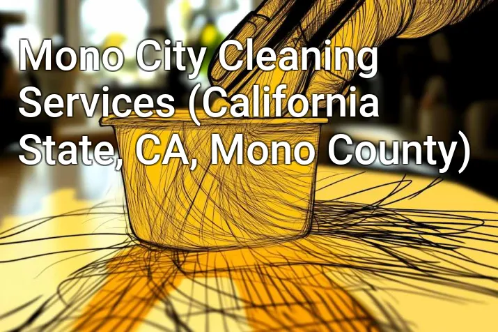 Mono City Cleaning Services (California State, CA, Mono County)