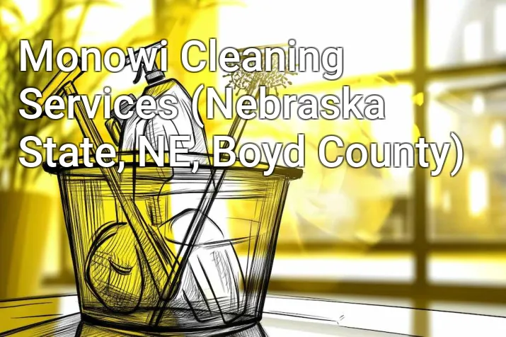 Monowi Cleaning Services (Nebraska State, NE, Boyd County)