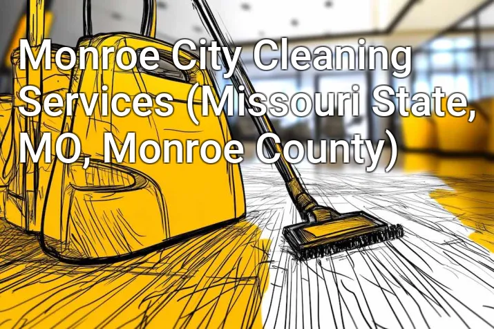 Monroe City Cleaning Services (Missouri State, MO, Monroe County)