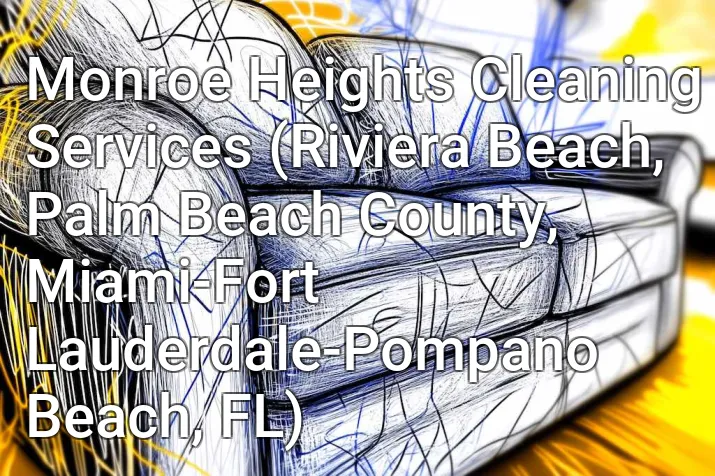 Monroe Heights Cleaning Services (Riviera Beach, Palm Beach County, Miami-Fort Lauderdale-Pompano Beach, FL)
