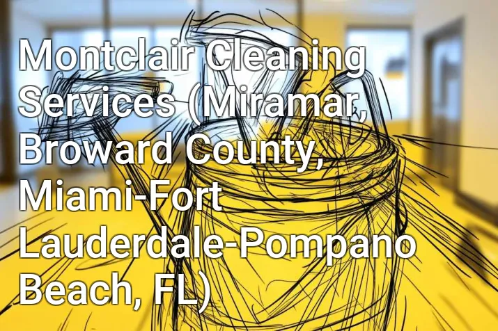 Montclair Cleaning Services (Miramar, Broward County, Miami-Fort Lauderdale-Pompano Beach, FL)