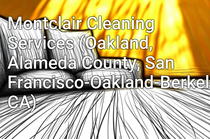Montclair Cleaning Services (Oakland, Alameda County, San Francisco-Oakland-Berkeley, CA)