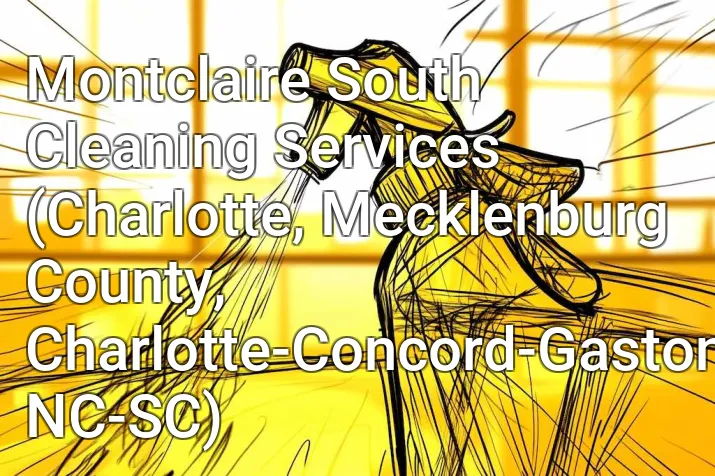 Montclaire South Cleaning Services (Charlotte, Mecklenburg County, Charlotte-Concord-Gastonia, NC-SC)